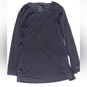 Nike Black Long Sleeve Dri-FIT Athletic Shirt